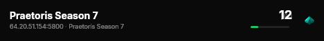 Praetoris Season 7 live status badge