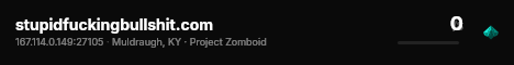 stupidfuckingbullshit.com live status badge