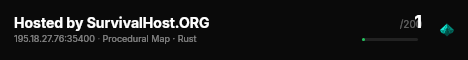 Hosted by SurvivalHost.ORG live status badge