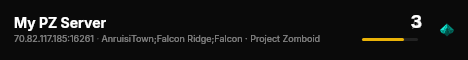 My PZ Server live status badge