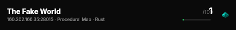 The Fake World live status badge