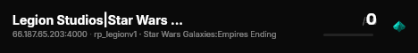 Legion Studios|Star Wars Galaxies:After the Empires End live status badge