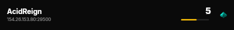 AcidReign live status badge