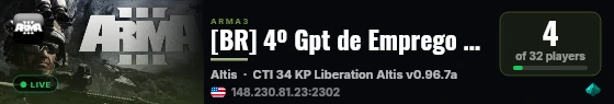 [BR] 4º Gpt de Emprego Imediato - AIMORÉ | Liberdade live status badge