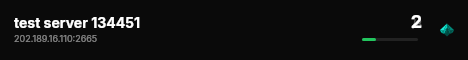 test server 134451 live status badge