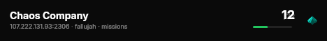 Chaos Company live status badge