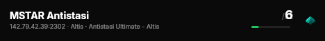 MSTAR Antistasi live status badge