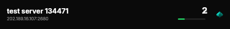 test server 134471 live status badge