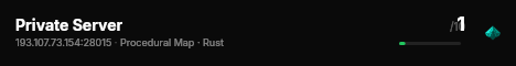 Private Server live status badge