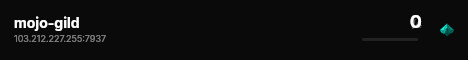 mojo-gild live status badge