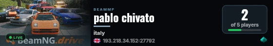 pablo chivato live status badge