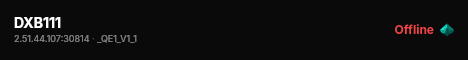 DXB111 live status badge