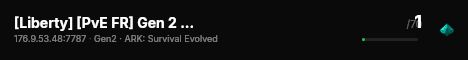 [Liberty] [PvE FR] Gen 2 XPx5 FARMx3 TAMEx2 - (v361.7) live status badge