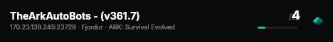 TheArkAutoBots - (v361.7) live status badge