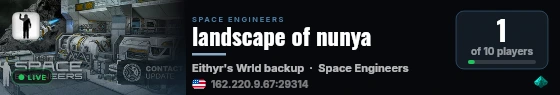landscape of nunya live status badge