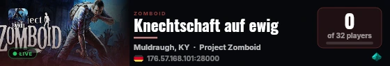 Knechtschaft auf ewig live status badge