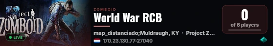 World War RCB live status badge