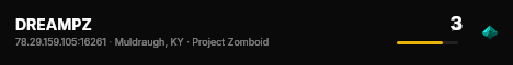 DREAMPZ live status badge