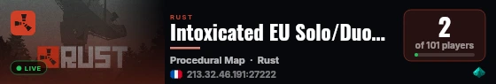 Intoxicated EU Solo/Duo/Trio 2x - 17 Sep live status badge