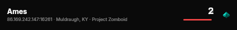 Ames live status badge
