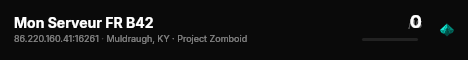Mon Serveur FR B42 live status badge