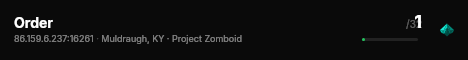 Order live status badge
