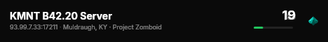 KMNT B42.20 Server live status badge
