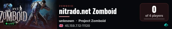 nitrado.net Zomboid live status badge