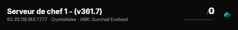 Serveur de chef 1 - (v361.7) live status badge