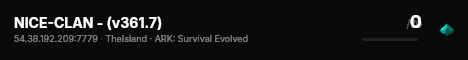 NICE-CLAN - (v361.7) live status badge
