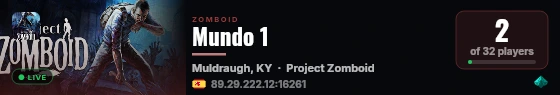 Mundo 1 live status badge