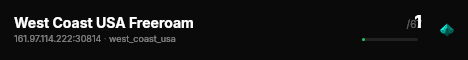 West Coast USA Freeroam live status badge