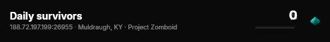 Daily survivors live status badge