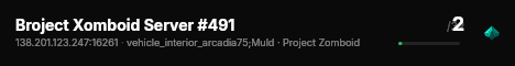 Broject Xomboid Server #491 live status badge