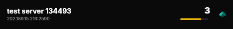 test server 134493 live status badge