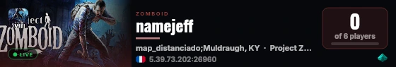 namejeff live status badge