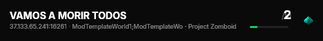 ZAUmboid Server live status badge
