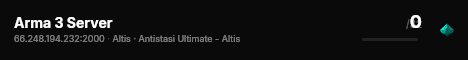 Arma 3 Server live status badge