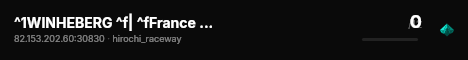 ^1WINHEBERG ^f| ^fFrance ^f| ^6HIROCHI RACEWAY ^f| ^7winheberg.fr live status badge