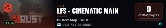 LFS - CINEMATIC MAIN live status badge