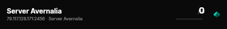 Server Avernalia live status badge