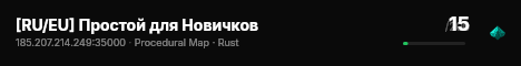 [RU/EU] Простой для Новичков live status badge