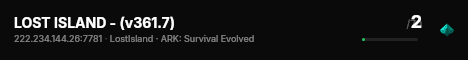 LOST ISLAND - (v361.7) live status badge