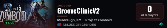 GrooveClinicV2 live status badge