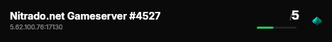 Nitrado.net Gameserver #4527 live status badge