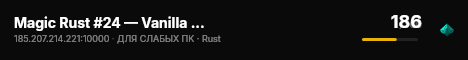 Magic Rust #24 — Vanilla 2x (Solo/Duo/Trio) | Pyccкий live status badge