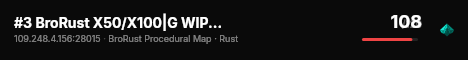 #3 BroRust X50/X100|G WIPE 11.08|MAX5|NoBP|Loot+|Copter live status badge