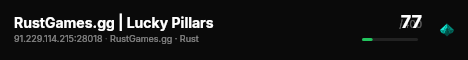 RustGames.gg | Lucky Pillars live status badge