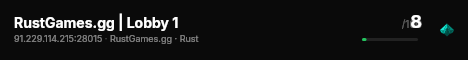 RustGames.gg | Lobby 1 live status badge
