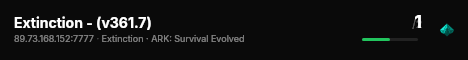 Extinction - (v361.7) live status badge